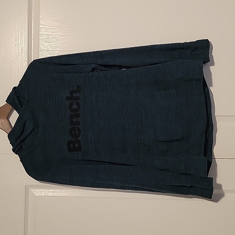 Bench Fleece Logo Hoodie Dark Green
